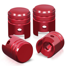 Load image into Gallery viewer, RT 008 Piston Head Style Valve Caps - Red