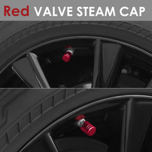 Load image into Gallery viewer, RT 008 Piston Head Style Valve Caps - Red