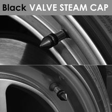Load image into Gallery viewer, Spiked Black Valve Caps - RT 011 Style