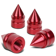 Load image into Gallery viewer, RT 011 Spiked Red Valve Caps