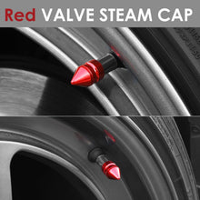 Load image into Gallery viewer, RT 011 Spiked Red Valve Caps