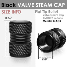 Load image into Gallery viewer, Valve Caps - Two Grip Top/Bottom Design - Black
