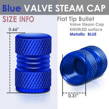 Load image into Gallery viewer, RT 024 Two Grip Top/Bottom Blue Valve Caps