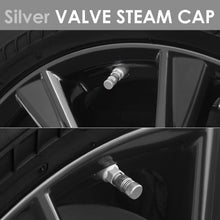 Load image into Gallery viewer, RT 024 Two Grip Top/Bottom Valve Caps - Silver