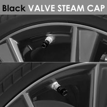 Load image into Gallery viewer, Hex Style Valve Caps with Mid Cut Outs - Black