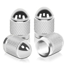Load image into Gallery viewer, Acorn Grip Valve Caps - Silver