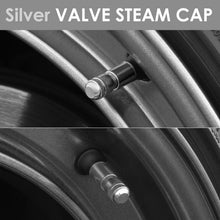 Load image into Gallery viewer, RT 162 Two Grip Round Top Silver Valve Caps