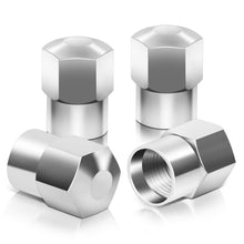 Load image into Gallery viewer, RT 166 Hex Taper Top Silver Valve Caps