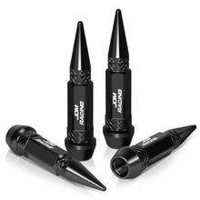 Load image into Gallery viewer, Spiked Lug Nut Style Valve Caps - 60MM / 2.30" Tall - Black