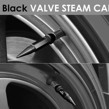 Load image into Gallery viewer, Spiked Lug Nut Style Valve Caps - 60MM / 2.30" Tall - Black