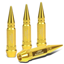 Load image into Gallery viewer, Spiked Lug Nut Style Valve Caps - 60MM Gold