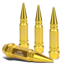 Load image into Gallery viewer, Spiked Lug Nut Style Valve Caps - 60MM Gold
