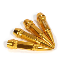 Load image into Gallery viewer, Spiked Lug Nut Style Valve Caps - 60MM Gold