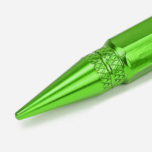 Load image into Gallery viewer, Spiked Lug Nut Style Valve Caps - 60MM Green