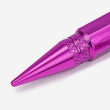Load image into Gallery viewer, Spiked Lug Nut Style Valve Caps - 60MM Purple Polyurethane