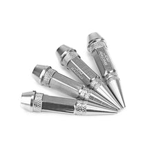 Load image into Gallery viewer, Spiked Lug Nut Style Valve Caps - 60MM Silver