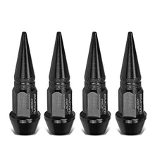 Load image into Gallery viewer, Spiked Lug Nut Style Valve Caps - 45mm Tall Black