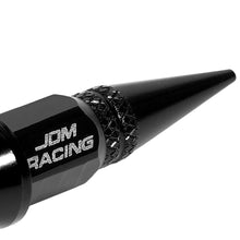 Load image into Gallery viewer, Spiked Lug Nut Style Valve Caps - 45mm Tall Black