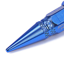 Load image into Gallery viewer, Spiked Lug Nut Style Valve Caps - 45mm Tall - Blue