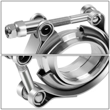 Load image into Gallery viewer, 2.5" V-Band Clamp &amp; Flange Set Stainless Steel