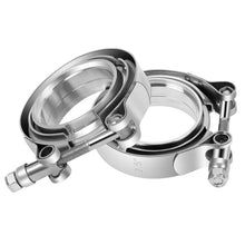 Load image into Gallery viewer, 2.5" V-Band Clamp &amp; Flange Set Stainless Steel Exhaust