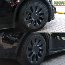 Load image into Gallery viewer, 2020-2024 Tesla Model Y 20'' Matte Black V1 Hubcap Wheel Cover Rim ABS