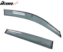 Load image into Gallery viewer, 2009-2017 Audi Q5 8R Side Window Visors w/ Chrome Trim PC Injection