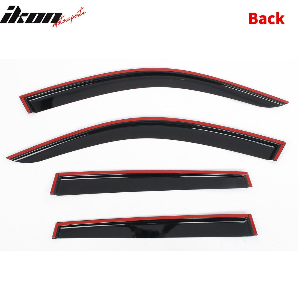 2018-2024 BMW G01 X3 4PCS Tape on Window Visors Vent Rain Sun Guards