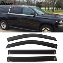 Load image into Gallery viewer, 2015-2020 Chevy Suburban Slim Style Smoke Tinted Window Visors Acrylic