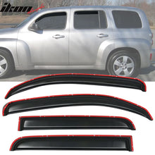Load image into Gallery viewer, 2006-2011 Chevy HHR 4DR In-Channel Visor Window Sun Guard Acrylic
