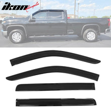 Load image into Gallery viewer, 2019-2025 Chevy Silverado &amp; GMC Sierra 1500 Crew Cab 4PC Window Visors