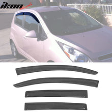 Load image into Gallery viewer, 2013-2015 Chevy Spark Hatchback Sedan Acrylic Window Visors 4Pc Set