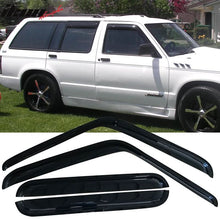 Load image into Gallery viewer, 1991-1994 Chevy S10 Blazer 4-Door Smoke/Tinted Window Visors Acrylic