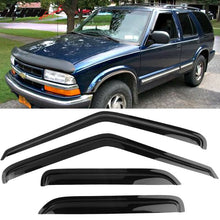 Load image into Gallery viewer, 1995-2001 GMC Jimmy Slim Style Smoke Tinted Window Visors Acrylic 4PC