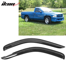 Load image into Gallery viewer, 1997-2004 Dodge Dakota 2Dr Tape On Smoke 2PCS Window Visors Acrylic