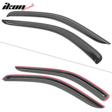 Load image into Gallery viewer, 1997-2004 Dodge Dakota 2Dr Tape On Smoke 2PCS Window Visors Acrylic