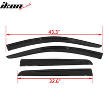 Load image into Gallery viewer, 2009-2020 Dodge Journey Slim Style Smoke Tinted Window Visors Acrylic