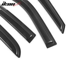 Load image into Gallery viewer, 2009-2024 Dodge Ram 1500 Crew Slim Smoke Tinted Window Visor Acrylic