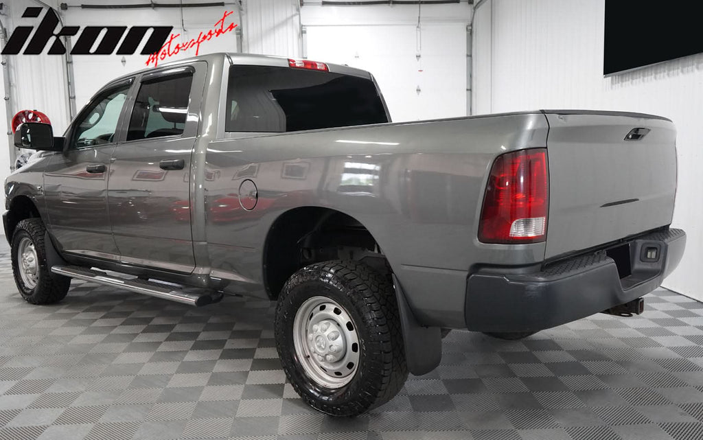2009-2024 Dodge Ram 1500 Crew Slim Smoke Tinted Window Visor Acrylic