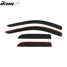 Load image into Gallery viewer, 2002-2009 Dodge Ram Visor Windows Acrylic Slim Style Smoke Tinted 4PC