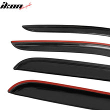 Load image into Gallery viewer, 2002-2009 Dodge Ram Visor Windows Acrylic Slim Style Smoke Tinted 4PC