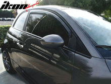 Load image into Gallery viewer, 2012-2019 Fiat 500 Side Window Visors Acrylic Sun Rain Guard 2PCS