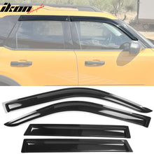 Load image into Gallery viewer, 2021-2025 Ford Bronco Sport Slim Style Black Window Visors Acrylic 4PC