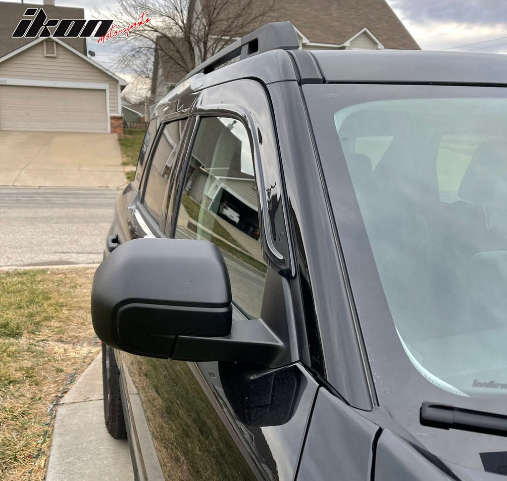 2021-2025 Ford Bronco Sport Window Visor OE Style Acrylic Rain Guard