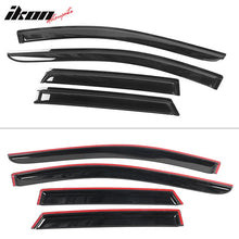 Load image into Gallery viewer, 2007-2014 Ford Edge 2007-2015 Lincoln MKZ Smoke Window Visors Acylic