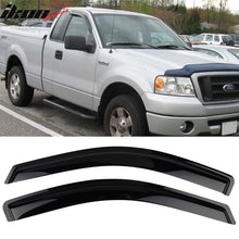 Load image into Gallery viewer, 2004-2008 Ford F150 Standard Cab Tape On Acrylic Visor Windows 2Pc Set
