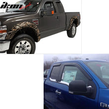 Load image into Gallery viewer, 2015-2025 Ford F-Series Extended Cab Slim Style Window Visor Acrylic
