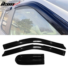 Load image into Gallery viewer, 2015-2025 Ford F-Series Extended Cab Slim Style Window Visor Acrylic