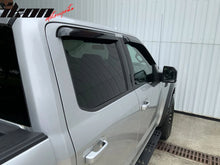 Load image into Gallery viewer, 2015-2024 Ford F-Series Crew Cab Slim Style Window Visors Acrylic