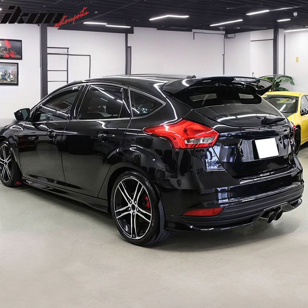 2012-2018 Ford Focus Tape on Window Visor Rain Guard Acrylic 4PC